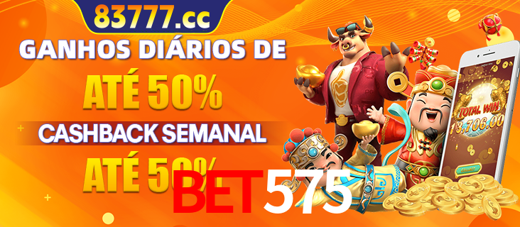 Anúncio de um membro ganhador do cassino bet575 que ganhou R$2.193.486,00 jogando o slot PG Fortune Tiger, com os mascotes do jogo comemorando o prêmio.